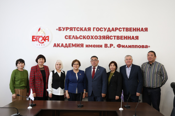 В Бурятской ГСХА состоялась встреча с сенатором Российской Федерации Альбиной Кирилловой