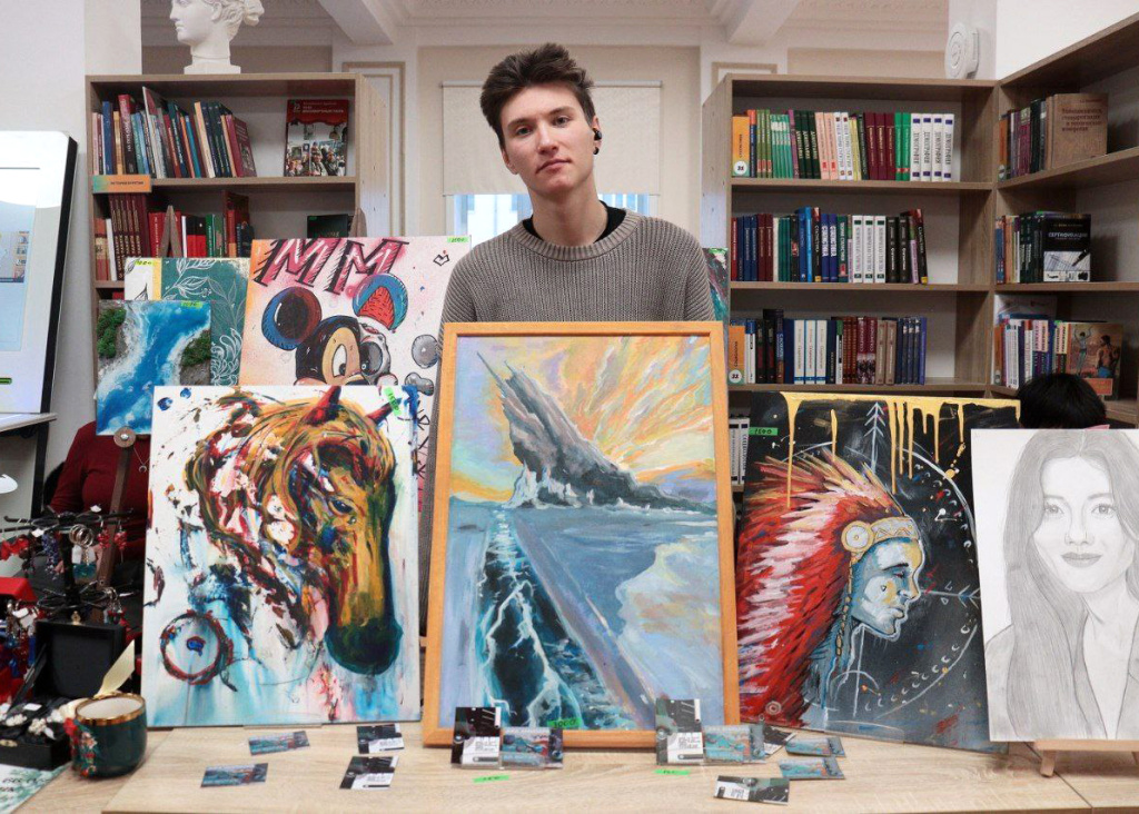 В научной библиотеке Бурятской ГСХА состоялся первый ART Market